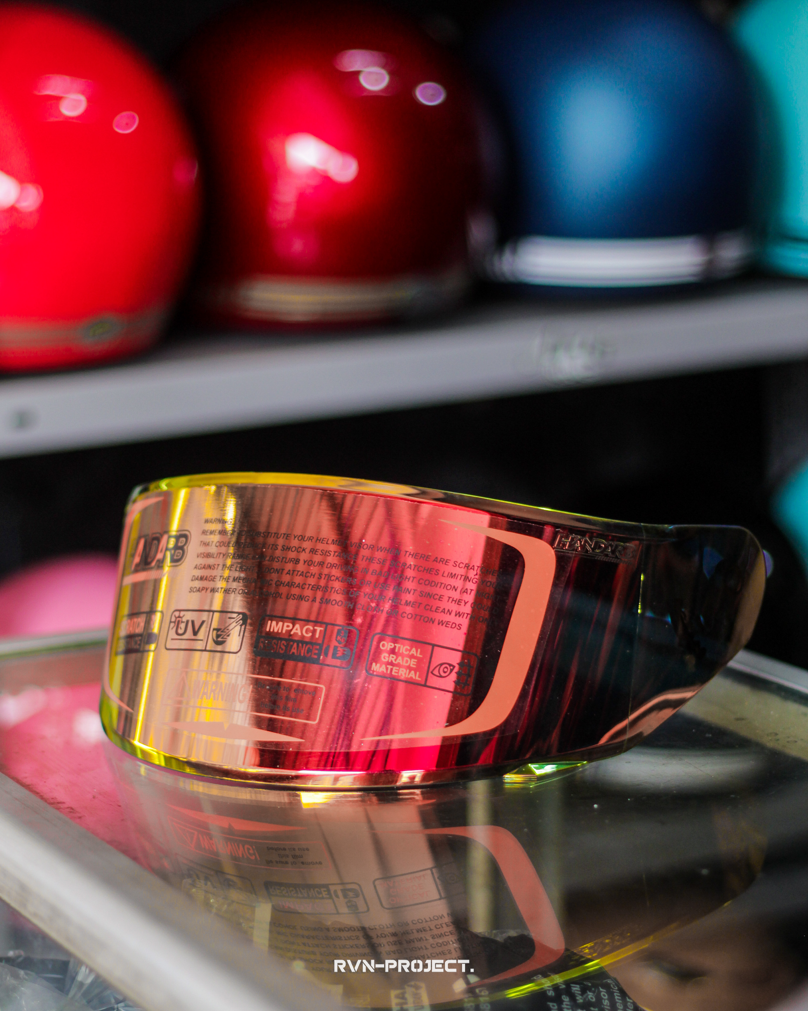 VISOR IRIDUM RED (KYT TTC)